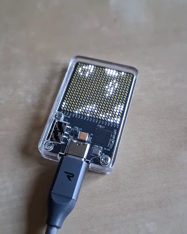 µLife: Conway's Game of Life Keychain